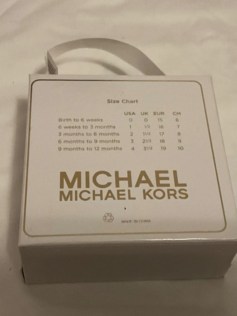 Michael Kors Baby Girls' Baby Day Shoes Sz 4